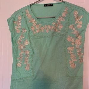Embroidered Tank